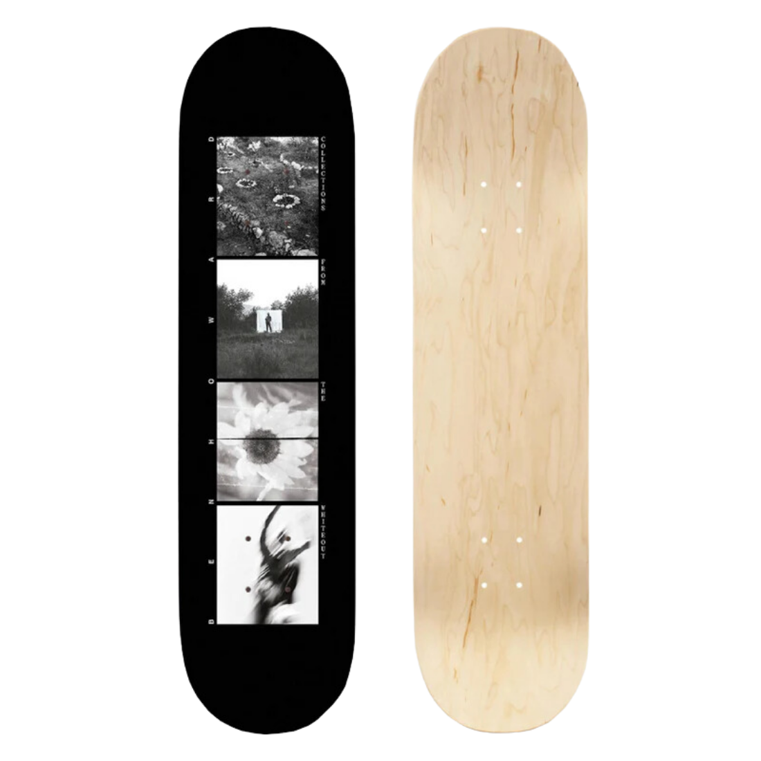 Collections From The Whiteout: Black Skatedeck 8