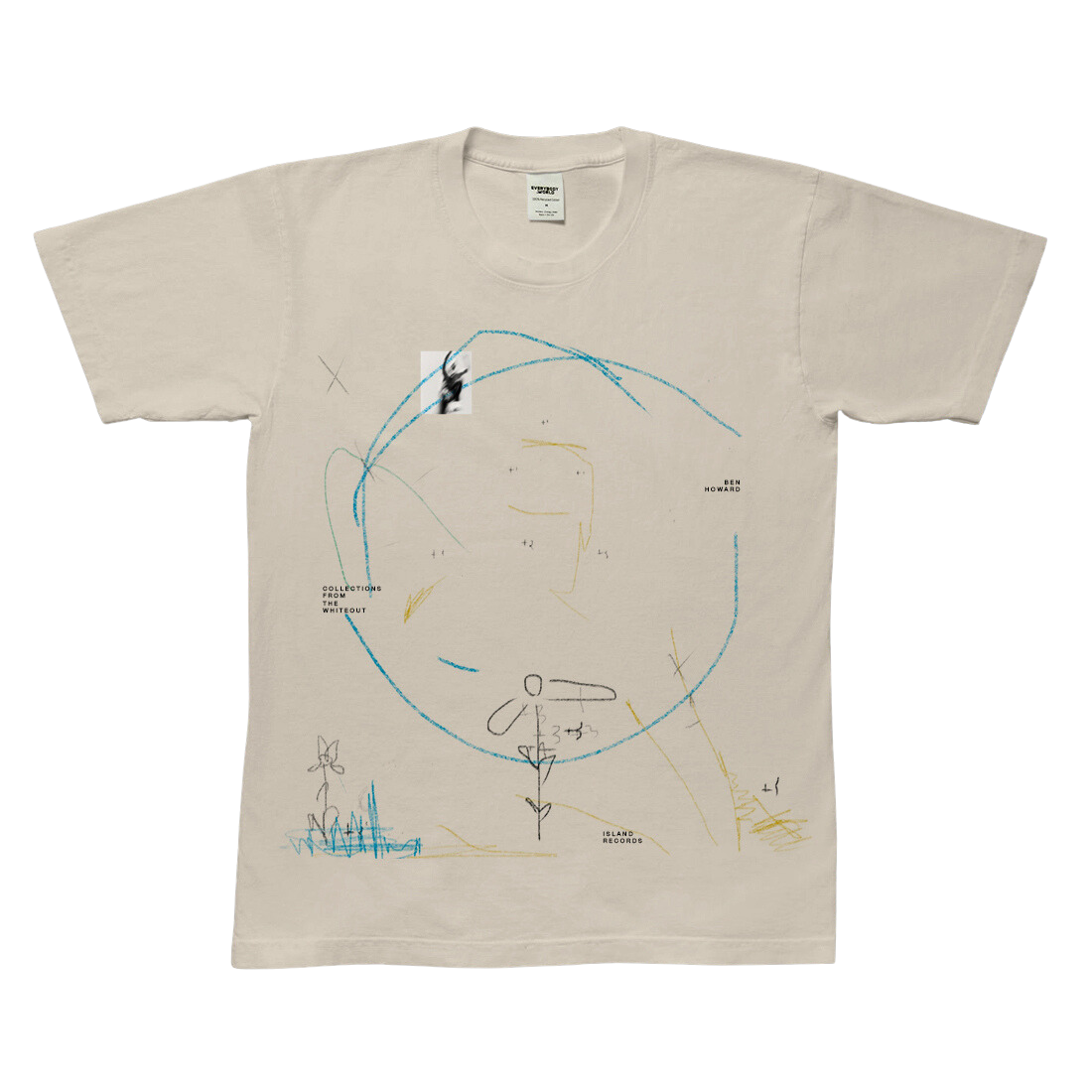 Ben Howard - Collections From The Whiteout: Graphic Tee (Sand)