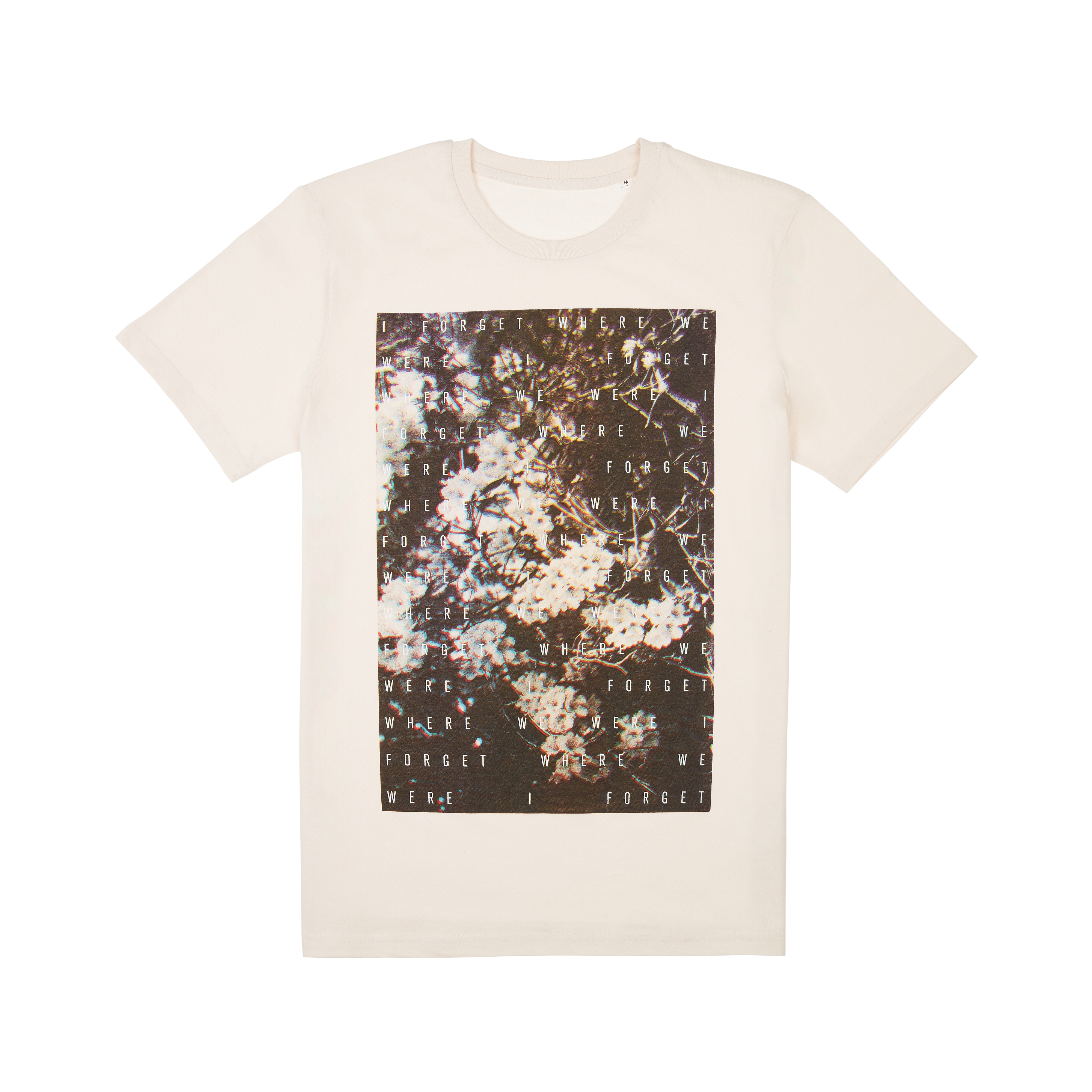 Ben Howard - Floral Title T-Shirt (Ivory)